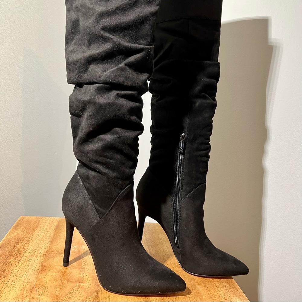 Jessica Simpson over the knee suede boots